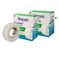 3M Nexcare First Aid Transpore ทรานสพอร์ เทปแต่งแผลชนิดใส ขนาด 1 นิ้วx10 หลา/ม้วน