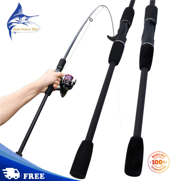 Fishing Pole Combo Set, 1.6M/5.5Ft 2 Pack, Telescopic Rod and Reel Combo Set with Tackle Box and Carry Bag, Fishing Starter Kit for Youth and
