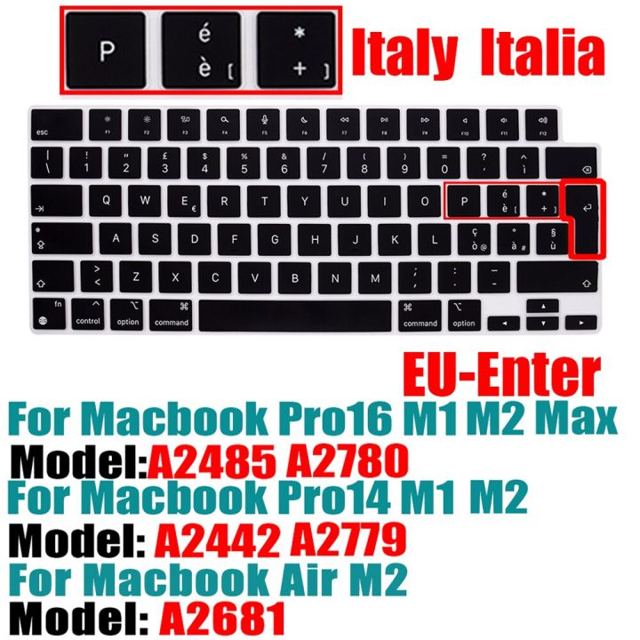 compatible-keyboard-cover-for-2022-macbook-air-13-6-m2-a2681-2021-2023-macbook-pro14-16-m1-a2442-a2485-a2779-a2780-with-touch-id-keyboard-accessories