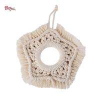 ALI-Shoppingมีโอกาส Macrame ถักด้วยมือแขวนผนังผ้าฝ้ายจี้ Boho ปีใหม่ห้องนอน