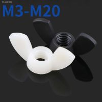 ⊕ஐ Nylon Wing Nut Plastic Ingot Nut Plastic Butterfly Type Plastic Cap Nut M3 M4 M5 M6 M8 M10 M12