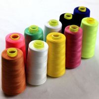 3000 Yards Polyester Clothing Thread Blue Durable Handicraft Sewing Machine Shirt Threads 40S/2 Yarn