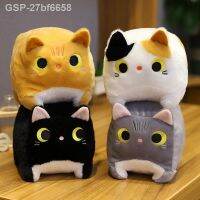 3.8 27bf6658 Desenhos Animados Quados Quadrados Bolso Gato Figuro De Brinquedo Pelúpreto Máquina Garra Boneca Pano Presente Do Gatinho 8