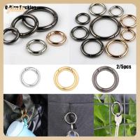 YINSH 5/10pcs 25/33/35mm ตะขอโลหะผสมสังกะสี ทริกเกอร์การกดแบบกลม กระเป๋า Carabiner กระเป๋าถือ หัวเข็มขัดกระเป๋า หัวเข็มขัดโอริงสปริง คลิปหนีบสแน็ป