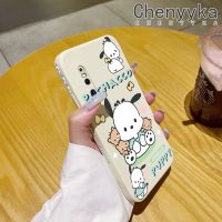 Chenyyka เคสสำหรับ Vivo X27 Pro,ลายลูกสุนัข Pochacco บางสร้างสรรค์ดีไซน์ใหม่เคสโทรศัพท์ป้องกันขอบสี่เหลี่ยมเคสนิ่มเคสปลอกซิลิโคนกันกระแทก