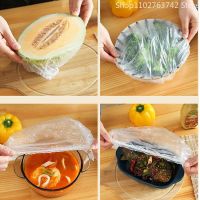 【hot】 NEW Disposable Food Cover Plastic Wrap Elastic Lids Fruit Bowls Cups Caps Storage Keeping Saver