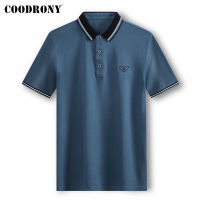 COODRONY Brand High Quality Summer New Arrival Fashion Casual Short Sleeve Polo-Shirt Men Clothing Slim Soft Cotton Tops C5239S