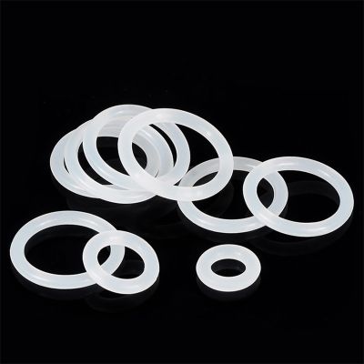 CS cincin segel VMQ silikon Food Grade 1.5mm Gasket OD 5-80mm putih o-ring ID 2-77mm tahan air dan tahan panas