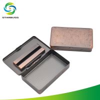 [COD] directly supplies portable cigarette case box moisturizing red copper tobacco box