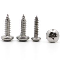 PA M1 M1.2 M1.4 M1.7 M2 M2.3 M2.6 M3 M3.5 M4 M5 M6 304 Stainless Steel Electronic Screw Pan Phillips Head Self-Tapping Screws