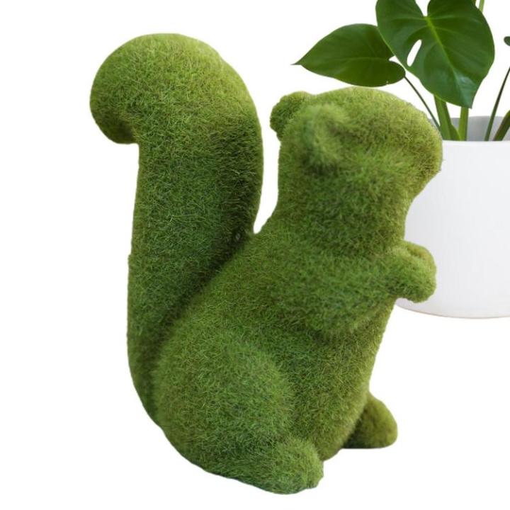 garden-squirrel-statue-artificial-turf-grass-squirrel-faux-green-moss-covered-resin-squirrel-decor-hand-painted-sculpture-for-patio-lawn-garden-and-indoor-living-spaces-sensible