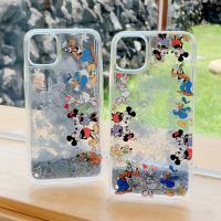 Mickey Minnie Mouse Goofy Pluto Liquid Quicksand เคสโทรศัพท์สำหรับ iPhone 14 Pro Max 14Pro 14 Max Hard Anti-Fall ฝาครอบโทรศัพท์สำหรับ iPhone 13 Pro Max 13Pro 13การ์ตูนน่ารัก Pluto Mickey เคสโทรศัพท์สำหรับ iPhone 12 11 XS Max XS XR 8 7 Plus เปลือกโทรศัพท์