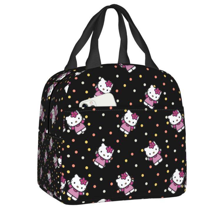 [HOT K] Kawaii Kitties Cat Lunch Boxes for Women White Bobtail Kitten ...