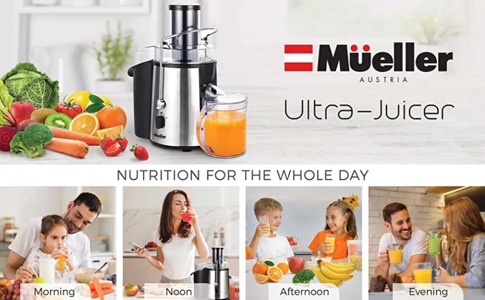 Kitchen  Mueller Juicer Ultra Power Easy Clean Extractor Press