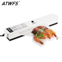 ATWFS เครื่องถนอมอาหารแพ็คภาชนะบรรจุสุญญากาศสำหรับงานครัวเครื่องปิดผนึกบรรจุหีบห่อยาขอบสุญญากาศอาหารพร้อม S61กระเป๋าสุญญากาศ15ชิ้น