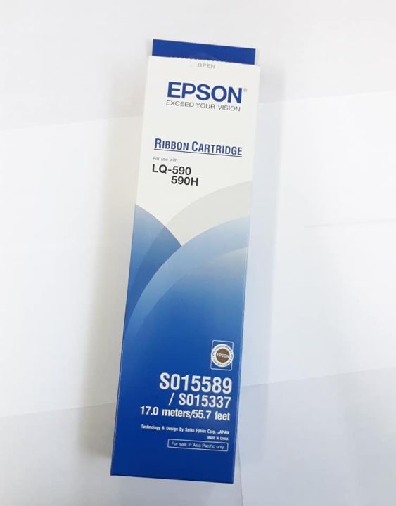 epson-s015589-lq-590-ตลับผ้าหมึกดอทฯ-พิมพ์ใบเสร็จ