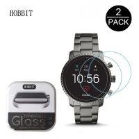 【✆New✆】 getongwei 2แพ็คกระจกนิรภัยใส2.5D ปกป้องหน้าจอสำหรับ Fossil Q Explorist Hr Gen 4 5นาฬิกาอัจฉริยะฟิล์มป้องกันฟิล์มปกป้องหน้าจอ