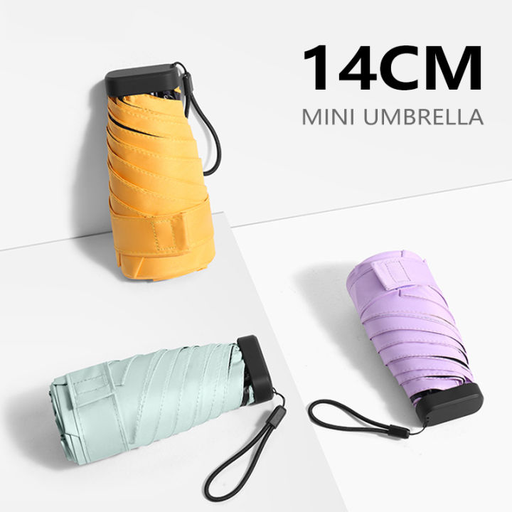 top-premium-mini-flat-uv-umbrella-six-folding-summer-patio-cute-umbrella-rain-women-portable-travel-pocket-sun-umbrella-kids-colors