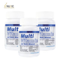 ++ขายดีที่สุด++ [แพ็ค 3 ขวด] วิตามินรวม และ แร่ธาตุรวม 24 ชนิด MultiVitamin &amp; MultiMinerals INUVIC อินูวิค Vitamin A B B1 B2 B3 B5 B6 B7 B9 B12 C D D3 E K Zinc ซิงค์ Magnesium แมกนีเซียม