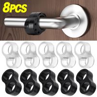 1/8Pcs Door Stops PVC Anti-collision Ring Buffer Door Handle Bumper Home Wall Furniture Protection Pads for Home Kitchen Bedroom