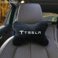 2ชิ้นเบาะรองศรีษะพนักพิงศีรษะเบาะรองศีรษะสำหรับ Tesla 3 X Y อุปกรณ์เสริม Tali Bahu จัดแต่งทรงผมสบาย