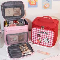 【CW】◑▨  Cartoon Make Up Capacity Makeup Organizer Toiletry Kawaii Storage