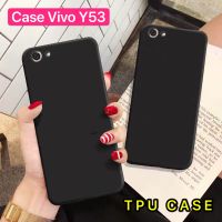 [ส่งจากไทย] Case Vivo Y53 เคสโทรศัพท์วีโว่ y53 เคสนิ่ม tpu เคสสีดําสีแดง เคสซิลิโคน