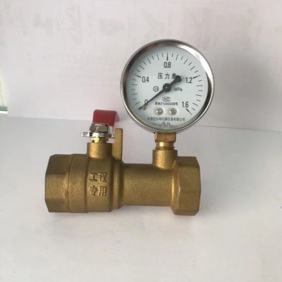 Special for Fire Protection Engineering 。 Fire End Test Valve Special Pressure Test Valve DN25-16