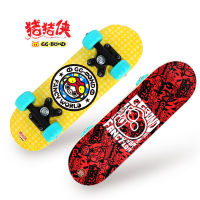 Pig Man Childrens Skateboard Children Beginner3-4-5Years Old17Inch Mini Skateboard Toddler Roller Skating Toy Board