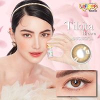 ? สุดปัง มีค่าสายตา ? Lollipop Tikita Gray Brown สายตาปกติ และ สายตาสั้น 0.00 ถึง -10.00 เลนส์นิ่ม คอนแทคเลนส์ ตาโต บิ๊กอาย ลายฮิต Tiktok แถมตลับฟรี