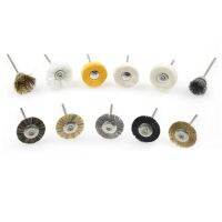 10Pcs/Set Dental Lab Brush Polishing Wheel Polishers For Rotary Tools Drills Dental Lab Materials