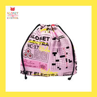 Kloset Etcetera Drawstring mini bag size M กระเป๋าคลอเส็ท ถุงรูด ถุงผ้า กระเป๋าเครื่องสำอาง กระเป๋าแคนวาส กระเป๋าเอนกประสงค์ กระเป๋าแฟชั่นผู้หญิง