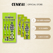 Snack Tảo Biển Nướng Cuộn GENKAI Vị Tự nhiên 10.8g 3.6g x 3 gói