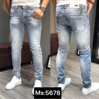 Quần jean nam chất bò cao cấp Jean co dãn 4 chiều cực đẹp form chuẩn dáng skinny JEANNCD218