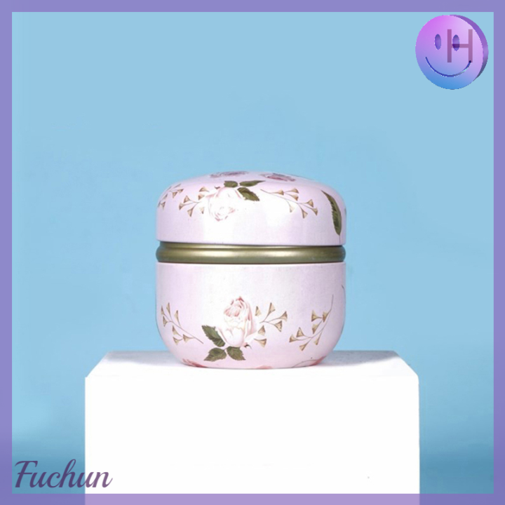 fuchun-กระปุกที่เก็บเครื่องครัวโลหะกระป๋องชา-สำหรับบ้านกระป๋องใบชากันความชื้น