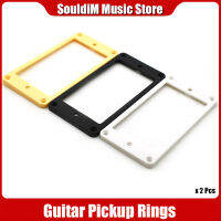 +2pcs Plastic Flat 3*3MM Humbucker Pickup Frame Mounting Ring Accessory for LP Electric Guitarhot