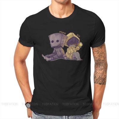 Little Nightmares Game Mono Six Tshirt Men Alternative Punk Cotton T Shirt 100% Cotton Gildan