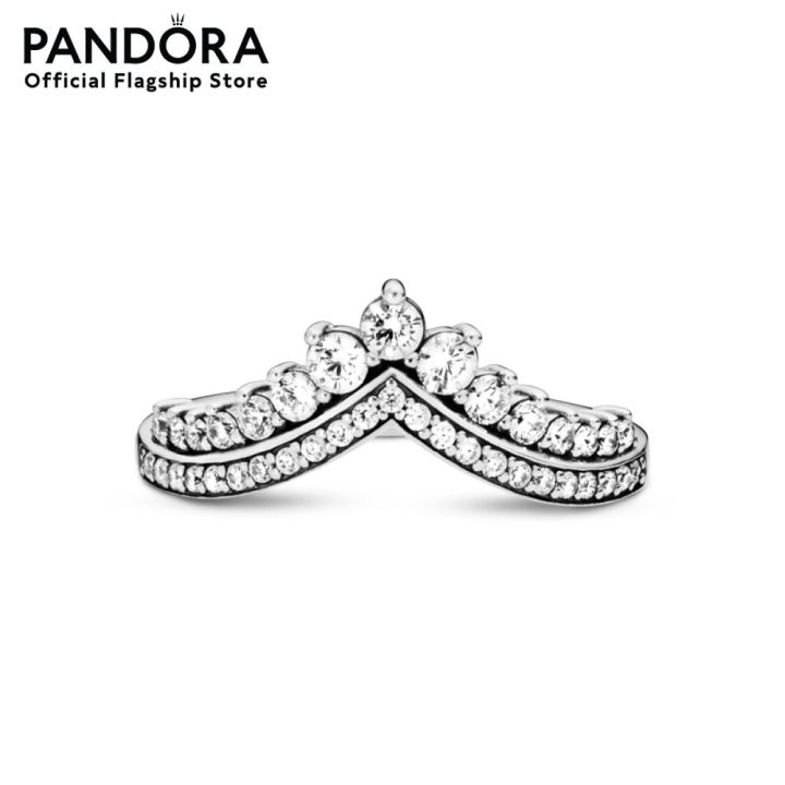 pandora-silver-princess-wishbone-ring-เครื่องประดับ-แหวน-แหวนเงิน-สีเงิน-แหวนสีเงิน-แหวนเพชร-แหวนแพนดอร่า-แพนดอร่า