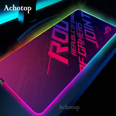 Large Office RGB LED Illumination Mouse Pad Mat Game Gamer Razer Gaming Mousepad Keyboard Compute Anime Desk Mat for CSGO