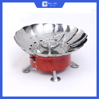 เตาแก๊สพกพาเดินป่าแคมป์ปิ้ง Portable Folding Lotus Style Windproof Camping Stove Butane Gas Stove Bestsale รุ่นA036