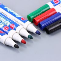 ปากกามาร์กเกอร์สี Erasable น้ำมันหมึกปากกาไวท์บอร์ดสีดำ,สีแดง,สีฟ้า,สีเขียวหมึกอุปกรณ์สำนักงานและห้องเรียน