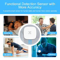 WiFi &amp; Zigbee Smart Human Presence Motion Sensor,การตรวจจับความสว่างระยะทาง,ระบบอัตโนมัติภายในบ้าน Tuya Smart Life สำหรับ Alexa,