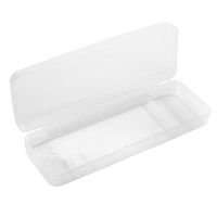 1 Pcs Travel Double Edge Storage Box Men Shaver Case Accessories Transparent Holder Storage Travel Plastic Case