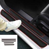 【hot】✁▣  4pcs Rubber Car Door Sill Scuff Covers Panel Guards Protector Trim Anti-scratch Exterior Parts Accessories