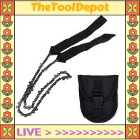 TheToolDepot DUERE เลื่อยเหล็กแบบพกพาสำหรับทำสวนเดินป่าอุปกรณ์ในสวนพร้อมโซ่เลื่อยกระเป๋าเก็บของอุปกรณ์ทำมือเลื่อยมืออุปกรณ์ช่างไม้