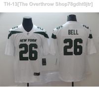 ✺♞▽ Nfl Rugby Jersey Jets Jet 12NAMATH 26BELL 14DARNOLD Legendary Embroidered Jersey