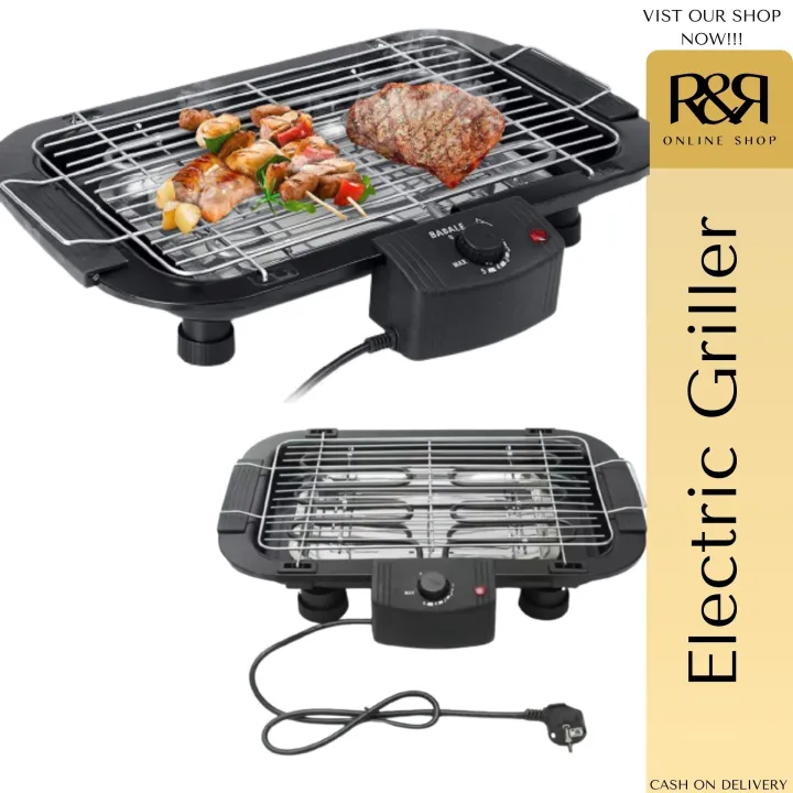 Electric Barbeque Grill Outdoor Griller Self Watering Pots,Outdoor