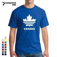 Fashion Design Canada T-Shirt 16 Colors Cotton Short Sleeves Tops Tee Funny Canadian Printing T Shirt Unisex Gift Tshirt 0149-J