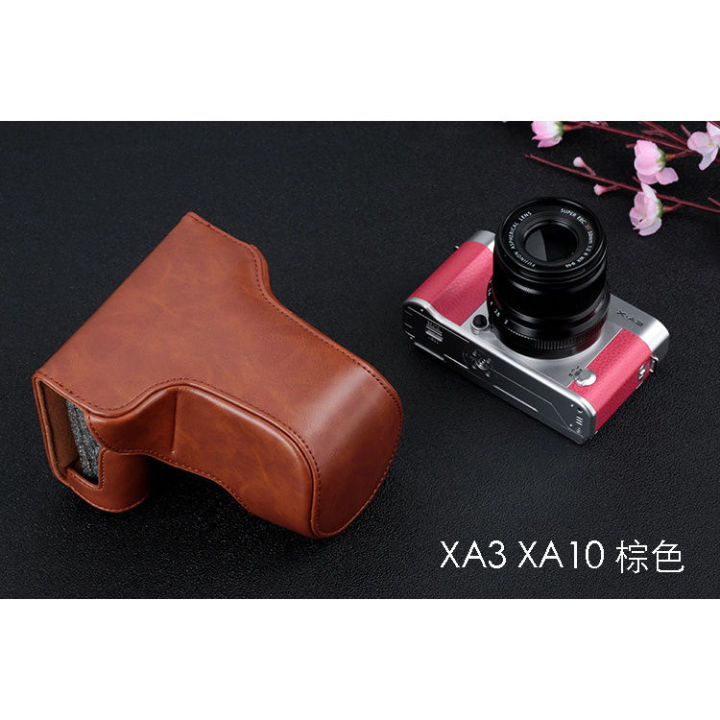 ฟูจิ-xt30-xt20-xt10-เดียวกระเป๋ากล้องขนาดเล็ก-xa7-xa20-xa5-xa10-xa3-เคสหนัง-กระเป๋ากล้อง