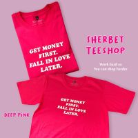 เสื้อยืด cotton ลาย get money?